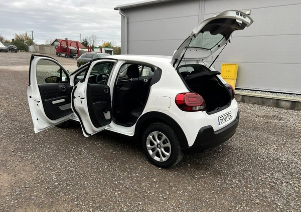 Citroen C3 cena 39900 przebieg: 133000, rok produkcji 2019 z Mława małe 277